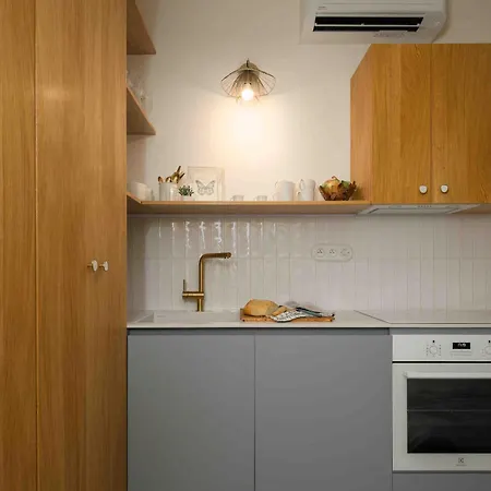 Apartment New! Mini-designer Rooftop Ac & Garden, Castle!
