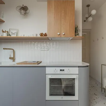 Apartment New! Mini-designer Rooftop Ac & Garden, Castle!